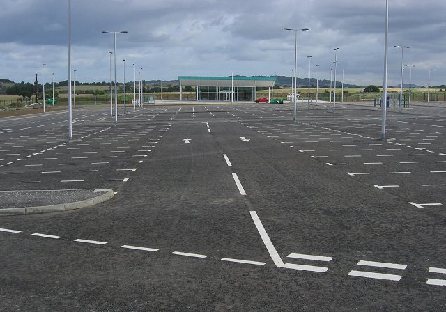 Ingliston Park and Ride: The Edinburgh Tram Park & Ride
